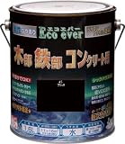[4197259]ニッぺ　水性エコエバー　１．６Ｌ　ブラック HWX0451.6