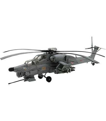 Amazon | Hellery 1:72 Mi 28 攻撃ヘリコプター組立モデル頑丈