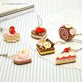 【Koyama】フェルトで作る手芸キット：スイーツストラップ 大人買い6個セット ハンドメイド 手芸キット プレゼント 工作キット 初心者向け 5001007