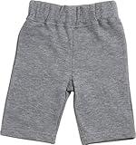 Anna Nicola(アンナニコラ) ミニ裏毛ハーフパンツ (100cm,グレー杢)