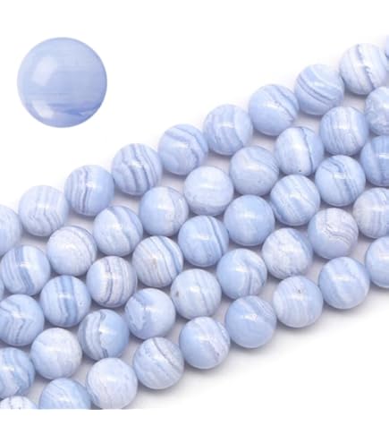 Amazon.co.jp: ブルーレースアゲート（瑪瑙）20ミリ丸玉