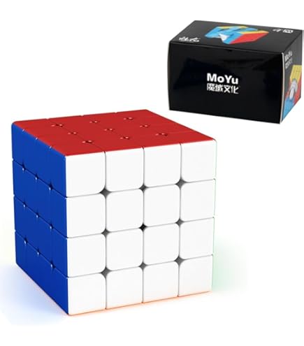 ミニバス 4台セット(ケースなし) Amazon | QY MS 4X4 磁気スピードキューブ ステッカーレス M 4X4X4