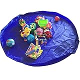 Katieポータブルベビー子供おもちゃオーガナイザーFloorアクティビティマットLarge実用的ストレージバッグ