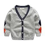 キッズ男の子 ボーイズ アウター 子供服 カーディガンセータージャケット春秋 お出かけ 遊び着・ 通学・普段着・通園 YP018g 120cm