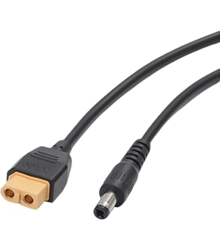 Amazon | CHIZISX DC5521 - XT60 アダプターケーブル 5.5mmx2.1mm 5.5
