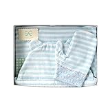 ソレイアード SOUELIADO ギフトセット バスポンチョ+バスミトン ブルー 8835