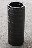 10号 黒松皮寸胴花入信 楽焼　陶器　花器　花入　花瓶