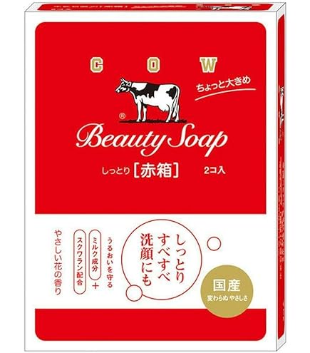 Amazon | 牛乳石鹸 カウブランド 赤箱 100g 6個入 x3 | カウブランド