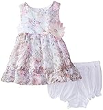 Marmellata Baby-Girls Infant Floral Ruffles Dress Multi 0-3 Months [並行輸入品]