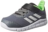[アディダス] ベビーシューズ BABY RapidaFlex EL BEI38 BA9345 ビスタグレー S15/ソーラーグリーン/ランニングホワイト 13.5
