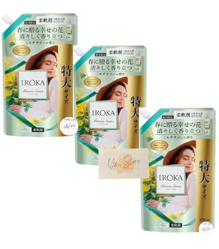 【新品】IROKAイロカ ミモザサボン 柔軟剤 650ml×10 51gzwqV5f1L._AC_UF350,