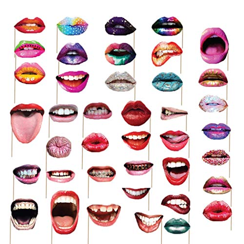 Mua Formemory フォトプロップス クリスマス飾り 40点セット 結婚式撮影道具 誕生日パーティー 小物 雑貨 学園祭用小道具 文化祭 変装 Diy 撮影セット 唇スタイル Tren Amazon Nhật Chinh Hang Fado