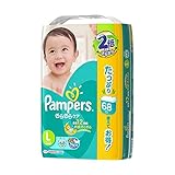 【お徳用 6 セット】 パンパース さらさらケア テープ Lサイズ 68枚×6セット