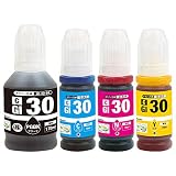 GI-30 (PGBK) + GI-30 (C/M/Y) 4色セット Canon用 Bumba製 互換インクボトル 【１年商品保証】GI-30BK GI-30C GI-30M GI-30Y G6030 G5030 GM2030