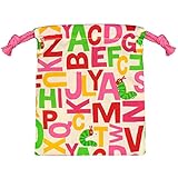アスナロ（バッグ） ERIC CARLE（エリックカール）巾着 はらぺこあおむし Sサイズ 女の子S ピンク