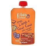Ella's Kitchen Organic Zingy Lamb & Cous Cous 7mth+ (130g) エラのキッチン有機活気の子羊とクスクス7Mth + （ 130グラム）