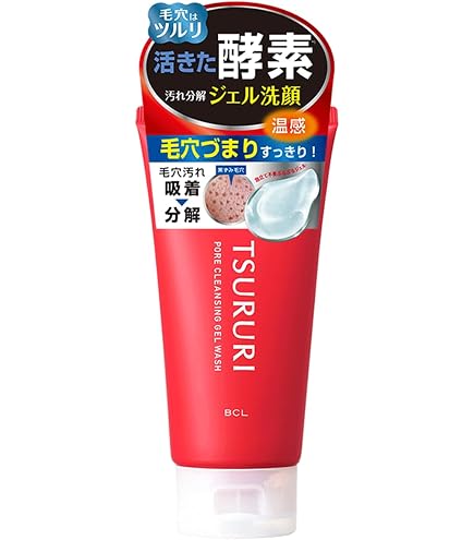 Amazon | ツルリ 毛穴汚れ分解ジェル洗顔 110g 洗顔料 ジェル洗顔 毛穴