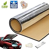 車用断熱マット 遮音防音材料 140×100CM　断熱マット　ドア断熱　アルミ箔　フォーム　シルバー　熱反射　吸音　エンジン用　遮音材料　断熱　防音材料　厚さ9MM