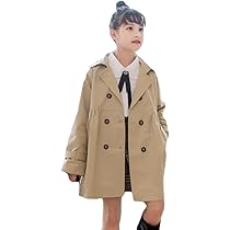 Amazon.co.jp: [通用] キッズ トレンチコート ガールズ アウター