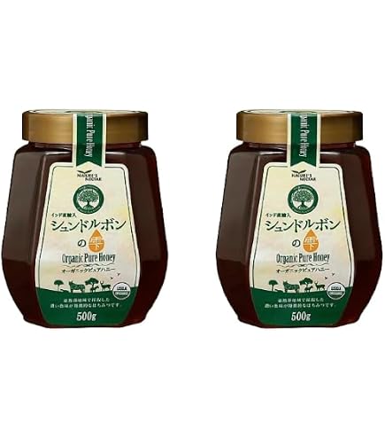 Amazon | シュンドルボンの雫 ピュアハニー 500g 天然はちみつ インド