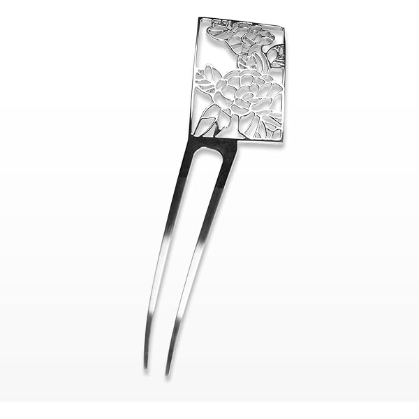 Amazon.co.jp: かんざし シルバー 簪 日本製 シンプル