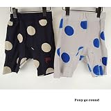 PONY GO ROUND(ポニーゴーラウンド) BABY DOT SHORTS ショートパンツ (70-80) 6-12M:70,LT.GRAY