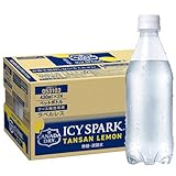 コカ・コーラ カナダドライ ICY SPARK 強炭酸 レモン ラベルレス 430mlPET 24本