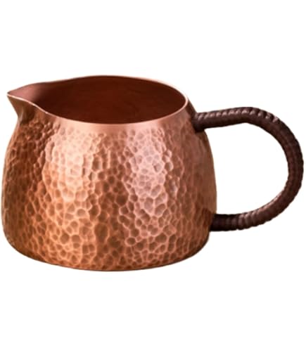 Amazon.co.jp: 茶道具湯沸建水【勝富堂福亜堂合作】鎚目銅製唐銅