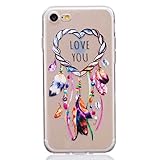 iPhone 7 ケース カバー, UNEXTATI 高品質 TPU 超薄型 柔軟 保護カバー ケース 液晶保護 脱着簡単 耐衝撃 軽量 Apple iPhone7 用 ケース Case (P9 愛)