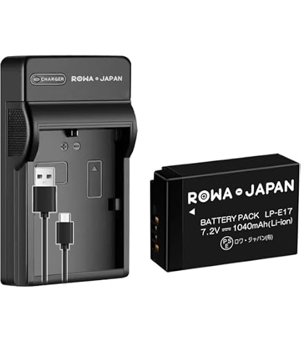 Amazon | ANE-USB-05 充電器 キャノン Canon LP-E17:機種 EOS 9000D