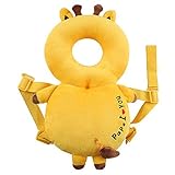 Emfay 赤ちゃん 転倒防止 リュック 幼児 ベビー 頭 ガード ごっつん防止 クッション よちよち歩き ぬいぐるみ 出産祝い 綿 キリン