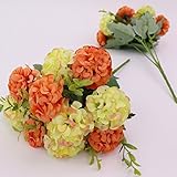 10ヘッドHydrangeaシミュレーション花ホームパーティー結婚式装飾 length 42cm SFBHA32843655987