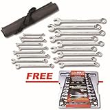 KD Tools 81920D 18pc. Long Pattern Combo Non-Ratcheting Wrench Set, Metric With FREE 12pc. Stnd Met.