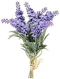 シックスのバンドルは、人工シルクラベンダーの茎
