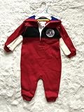 RalphLauren ラルフローレン　カバーオール　トレーナー生地　サイズ6m(64-68cm) (レッド)