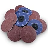 3" Roloc Aluminum Oxide Quick Change Sanding Discs 60 Grit - 25 Pack [並行輸入品]