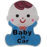 Big Ant（ビッグアント）BABY IN CAR 車 セーフティ反射ステッカー　赤ちゃんが乗っています　ブルー
