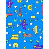 SheetWorld Fitted Square Playard Sheet 37.5 x 37.5 (Fits Joovy) - Kiddie Transport - Made In USA by 