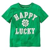 Carters赤ちゃんClothing Outfit Boys Happy Go Lucky Tee Tシャツグリーン カラー: グリーン