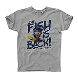 500レベルのマイク・フィッシャーの子供用シャツ – ナッシュビルHockeyファンギア – マイク・フィッシャー魚is back Youth Medium (8Y) グレイ