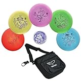 Yikun ディスクゴルフスターターセット ミニマーカー付き ディスクゴルフバッグ 165-170g アウトドアゲーム用 ディスクゴルフキット 初心者向け ディスクゴルフセット