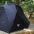 [MINIMAL WORKS(ミニマルワークス)] 4人用 キャンプ&ハイキング Glamour Shelter Black MGSH-GS200-GO0BK