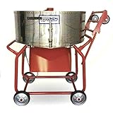 こね太郎 ステンレス コンクリート セメント ミキサー シューター 付 カート車取り 100L KMT-3.5HDS カネミツ 代不