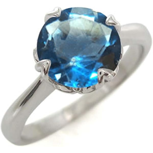 Amazon | [プレジュール]ブルートパーズ プラチナ pt900 指輪 リング