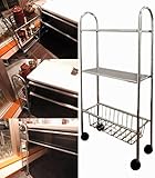 W-4158 スリムワゴン 幅17.5cm X 奥行42.5cm X 高さ85cm