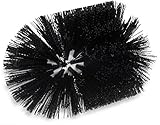 Carlisle 4014800 Flo-Pac Floor Drain Brush White Plastic Block Black Polyethylene Bristles 6 Brush D