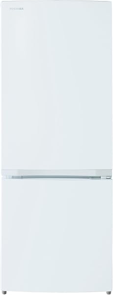 TOSHIBA(東芝) 冷蔵庫 幅47.9㎝ 153L GR-W15BZ1(W) 2ドア 自動霜取り 右開きタイプ ひとり暮らし 省スペース 耐熱天板 2025年モデル セミマットホワイト - 1