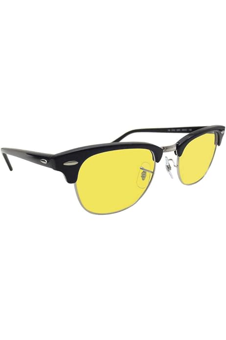 Ray-Ban イエローレンズ サングラス　美品 Ray-Ban レイバン サングラス RB4401D 601/55 57 ブラック 黒縁