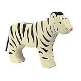Holztiger Siberian Tiger Standing Toy Figure [並行輸入品]
