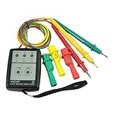 Wiysond　vc850 三相用 検相器 三相検相器 LED ブザー 変圧 インバーター 回転 電圧 三相 検電 検相 器 ブレーカー コンセント コード 延長コード スイッチ プラグ エアコン イ